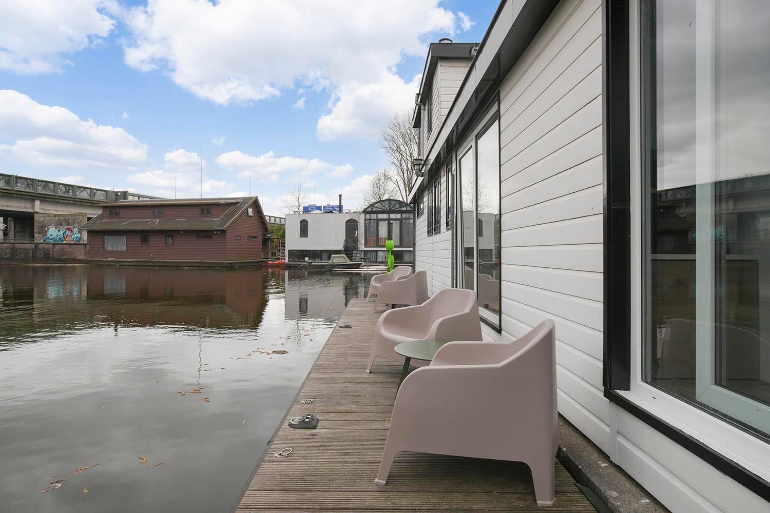 Houseboat The New Lake - Nieuwe Meer Amsterdam Kamer foto