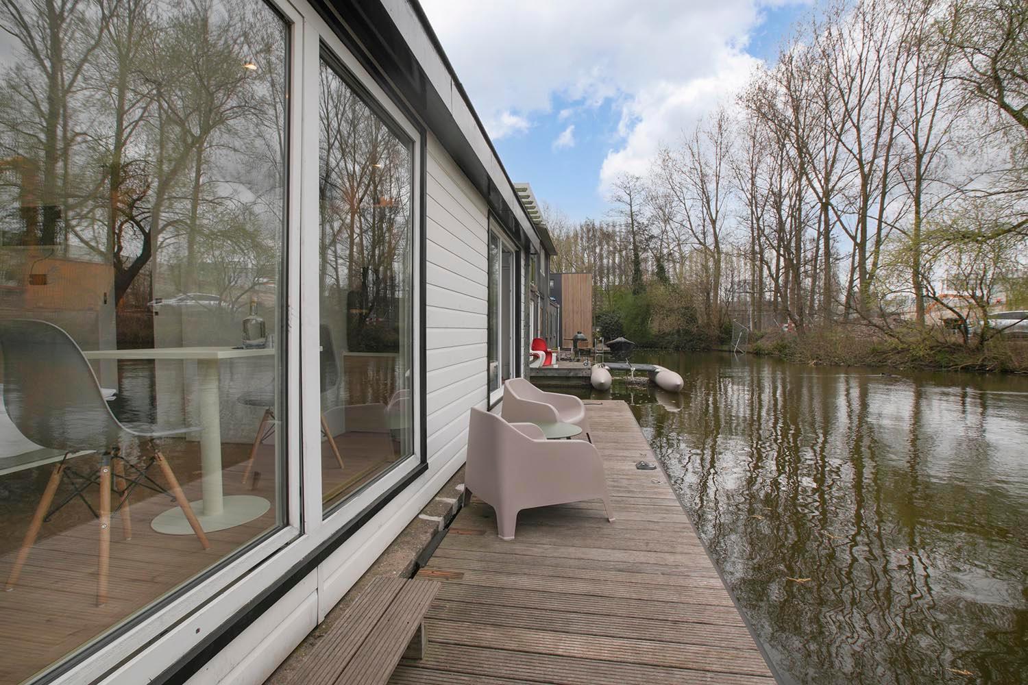 Houseboat The New Lake - Nieuwe Meer Amsterdam Buitenkant foto